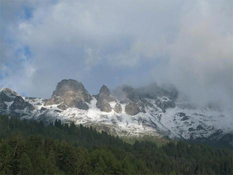 First snow at Lenzerheide