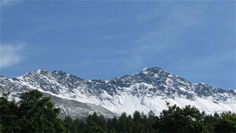 Rothorn Peak from their new Lodge