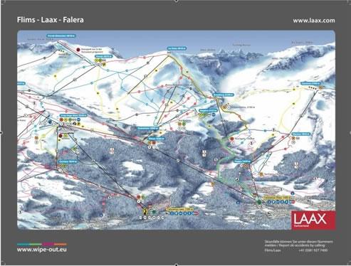 Laax 2010/11 Wipeout Map