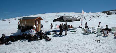 Chilling on a Deux Alps Summer Camp