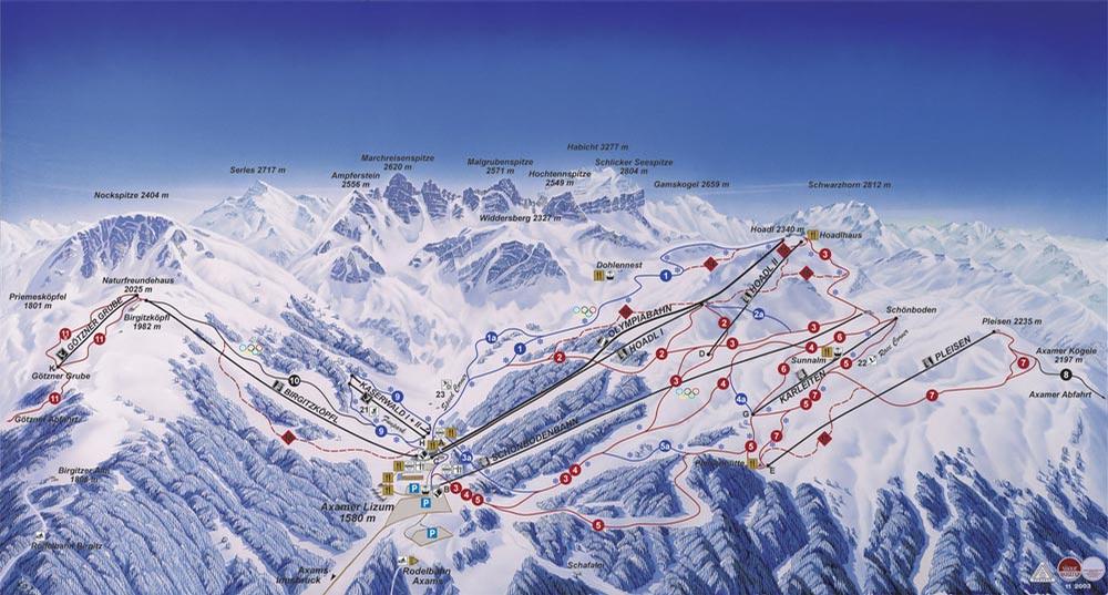 Axamer Lizum Resort Guide - World Snowboard Guide