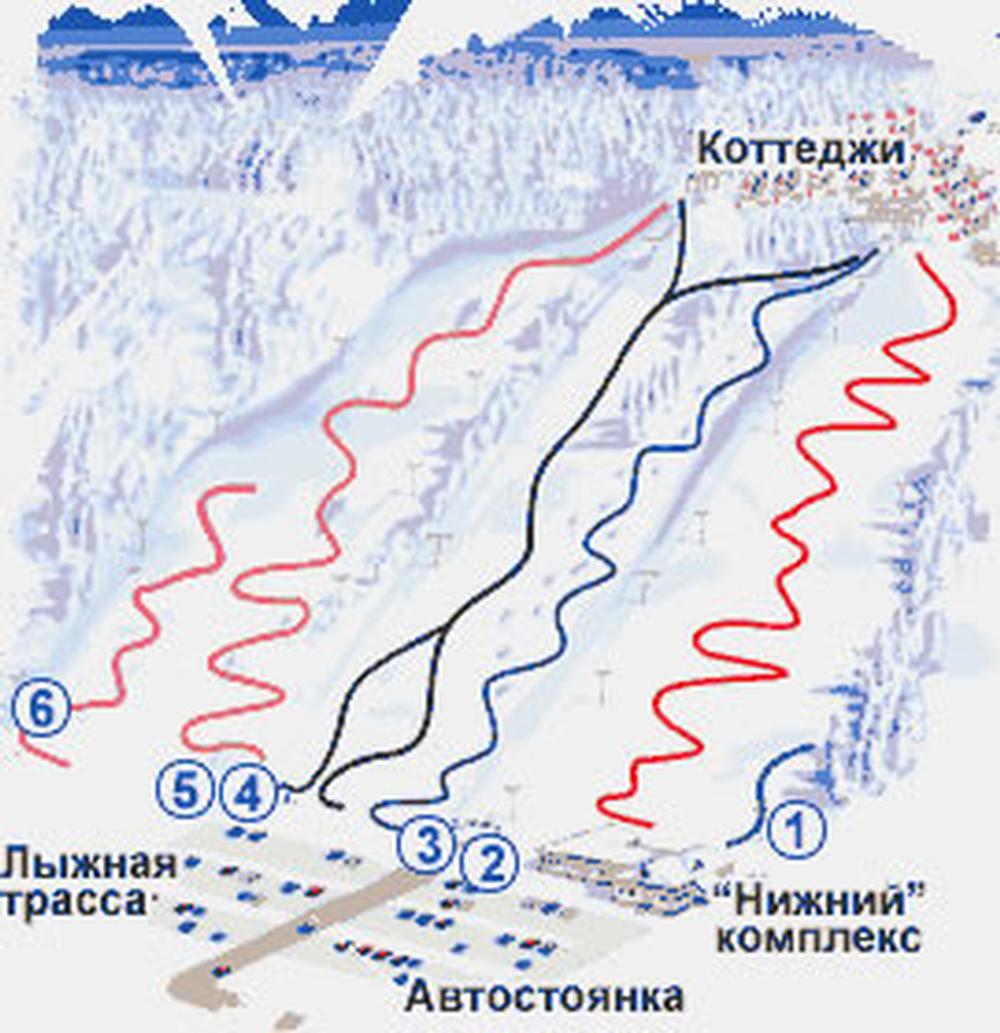 Красное озеро карта