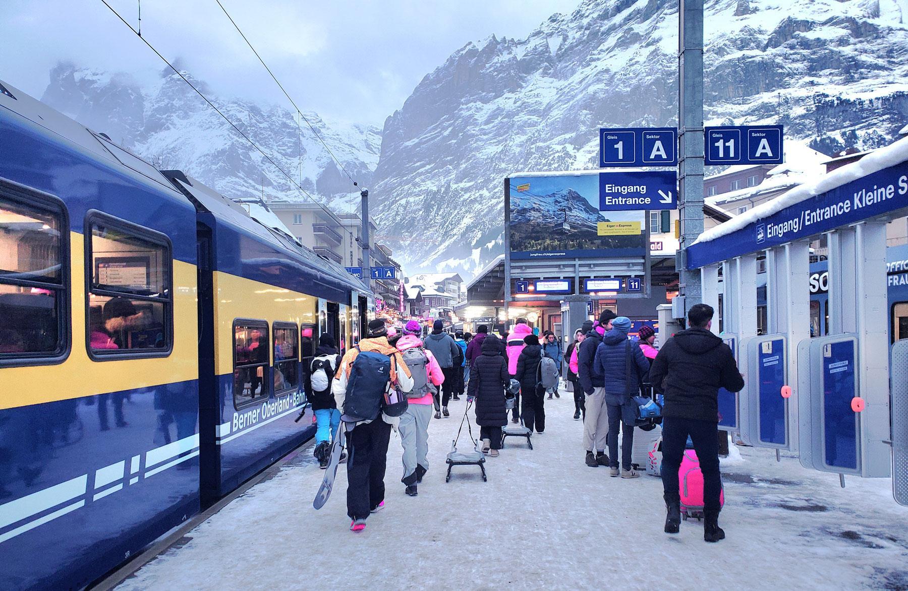 Wengen Train Station