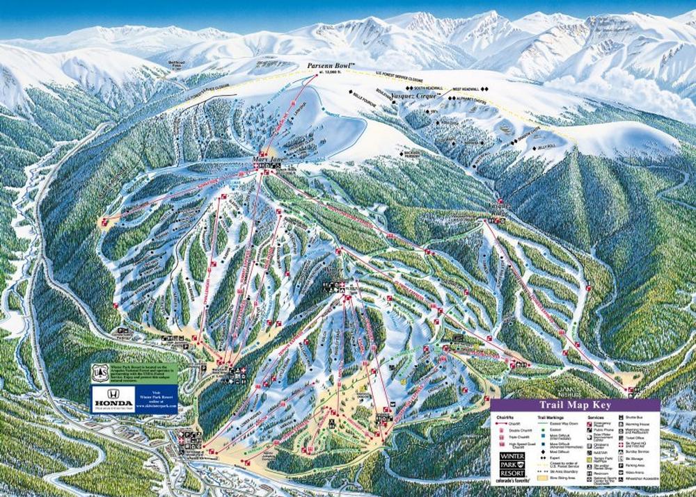 Winter Park Resort Guide - World Snowboard Guide