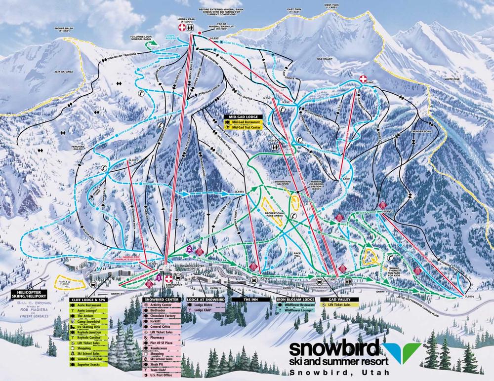 Snowbird Resort Guide - World Snowboard Guide