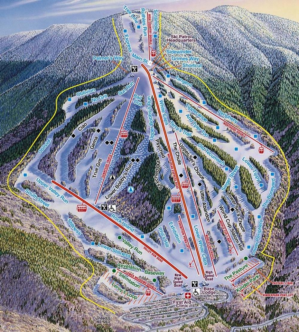 Waterville Valley Resort Guide World Snowboard Guide