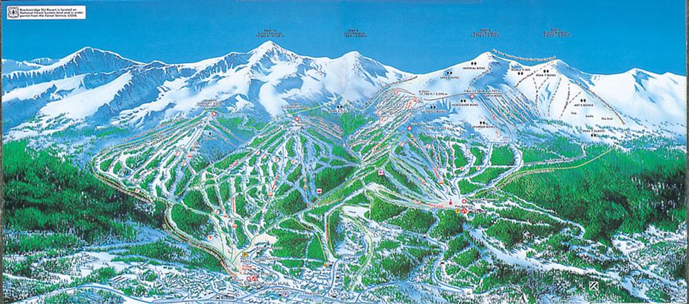 Breckenridge Trail Map High Resolution Breckenridge Resort Guide - World Snowboard Guide