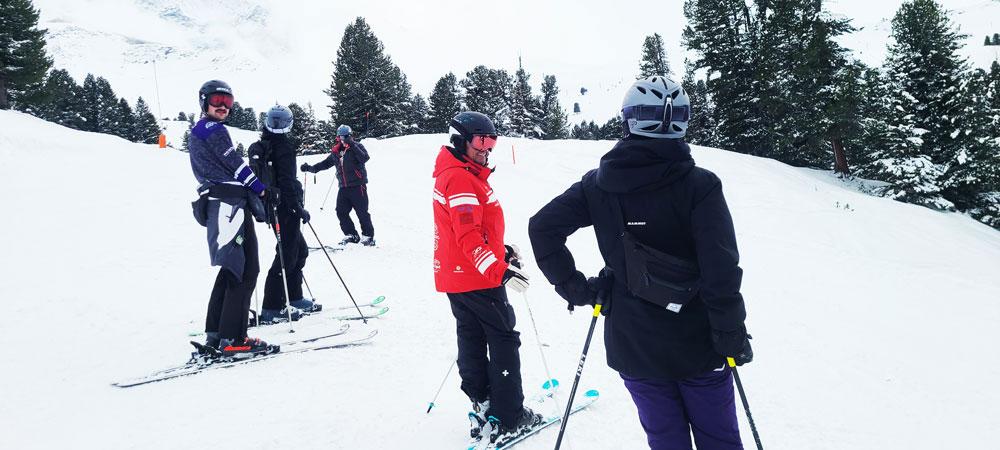 On the pistes of Wengen with Aussie John