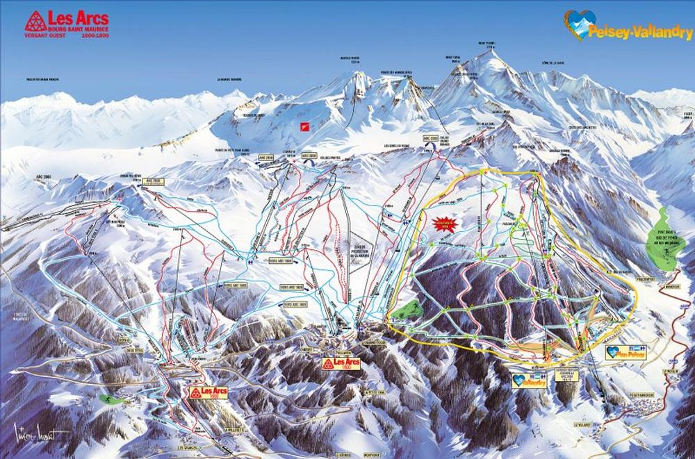 Peisey Nancroix Vallandry Resort Guide - World Snowboard Guide